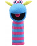 Кукла за театър The Puppet Company - Чорапено чудовище Скорч, 38 cm