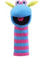Кукла за театър The Puppet Company - Чорапено чудовище Скорч, 38 cm