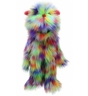 Кукла за театър The Puppet Company - Многоцветно чудовище, със звук, 56 cm