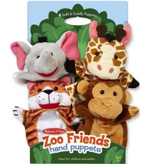 Кукли за куклен театър Melissa & Doug - Сафари животни