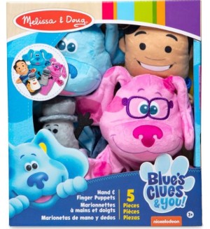 Кукли за театър Melissa & Doug - Blue's Clues & You
