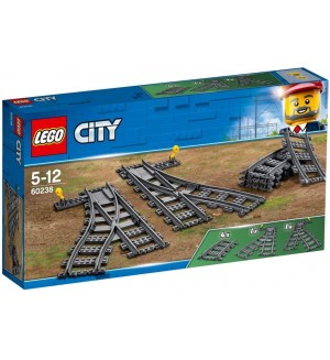 Конструктор Lego City - Релси и стрелки (60238)