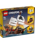 Конструктор 3 в 1 Lego Creator - Пиратски кораб (31109)