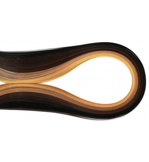 Ленти за квилинг Ем Арт - 3 mm/39 cm, кафяви (100 бр.)