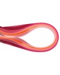 Ленти за квилинг Ем Арт - 3 mm/39 cm, многоцветни (100 бр.)