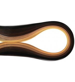 Ленти за квилинг Ем Арт - 5 mm/39 cm, кафяви (100 бр.)