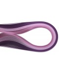 Ленти за квилинг Ем Арт - 5 mm/39 cm, лилави (100 бр.)