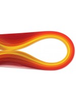 Ленти за квилинг Ем Арт - 5 mm/39 cm, оранжеви (100 бр.)