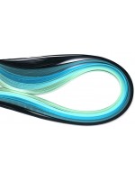 Ленти за квилинг Ем Арт - 5 mm/39 cm, сини (100 бр.)