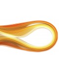 Ленти за квилинг Ем Арт - 5 mm/39 cm, жълти (100 бр.)