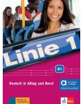 Linie 1 B1 Kurs-und Übungsbuch mit Audios und Videos Hybride Ausgabe / Немски език - ниво B1: Учебник и учебна тетрадка + Аудио + Видео