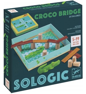Логическа игра Djeco - Моста на крокодила Логическа игра Djeco - Моста на крокодила
