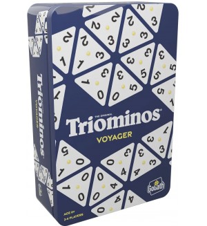 Логическа игра Goliath -  Triominos за път в метална кутия 