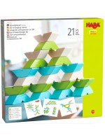 Логическа игра Haba - Танграм, с шаблони, 21 части