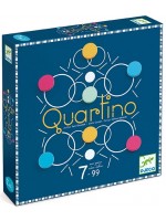 Логическа игра с цветни жетони Djeco, Quartino 