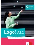 Logo! A2.2 Kursbuch hybrid / Немски език - ниво A2.2: Учебник + онлайн материали (Клет)