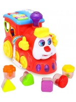 Локомотив сортер Hola Toys, със звук и светлина