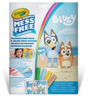 Магическа книжка за оцветяване Crayola Bluey + 4 маркера