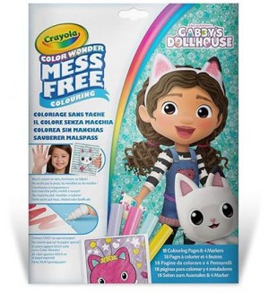 Магическа книжка за оцветяване Crayola Gаbby + 4 маркера