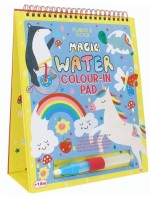 Магически карти за оцветяване с вода Floss&Rock - Феята на дъгата, 6 броя