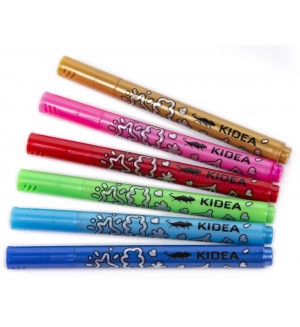 Магически маркери Kidea - 24 броя, 6 цвята
