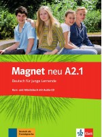 Magnet neu A2.1: Deutsch für junge Lernende. Kurs- und Arbeitsbuch mit Audio-CD
