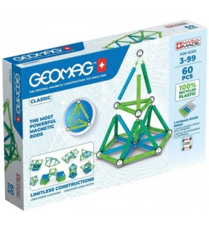Mагнитен конструкор Geomag - Classic, 60 части