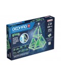 Mагнитен конструктор Geomag - Glow, 60 части