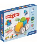 Магнитен конструктор Geomag - Magicube, колички, 10 части