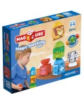 Магнитен конструктор Geomag - Magicube, Сафари, 10 части