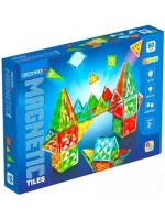 Магнитен конструктор Geomag - Разноцветни плочки, 60 части