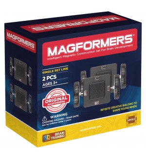 Магнитен конструктор Magformers - Колела, 2 броя