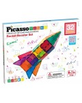 Магнитен конструктор Picasso Tiles - Ракета, 32 части