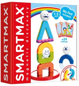 Магнитен конструктор Smart Games Smartmax - My first acrobats