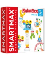 Магнитен конструктор Smart Games Smartmax- Робофлекс, 12 части