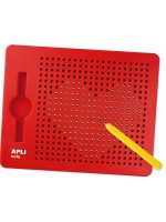 Магнитна дъска Apli - Червена, 21.5 х 1.2 х 17 cm