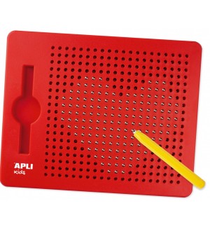 Магнитна дъска Apli - Червена, 21.5 х 1.2 х 17 cm
