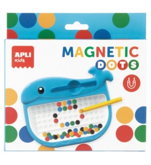 Магнитна игра Apli - Kids, Мини мозайка, Кит