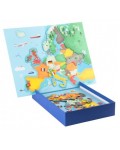 Магнитна игра Apli Kids - Знамената на Европа, 60 елемента