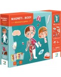 Магнитна игра Dodo - Човешкото тяло, 123 части