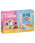 Магнитна игра Dodo - Котки, 15 части
