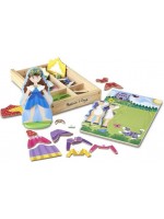 Магнитна игра за преобличане Melissa and Doug - Принцеса