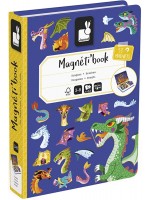 Магнитна книга Janod - Дракони
