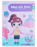 Магнитна книга Raya Toys - Момиче с дрехи, 51 части