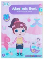 Магнитна книга Raya Toys - Момиче с дрехи, 51 части Магнитна книга Raya Toys - Момиче с дрехи, 51 части
