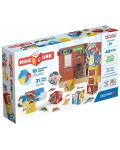 Магнитни кубчета Geomag - Magicube Story Building Трите прасенца, 42 части