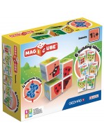 Магнитни кубчета Geomag - Насекоми, 4 части