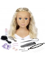Манекен с аксесоари за стилизиране Smoby - Styling Head