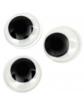Мърдащи очички за декорация Ем Арт - 28 mm (10 бр.)