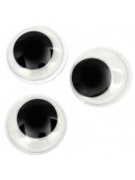 Мърдащи очички за декорация Ем Арт - 28 mm (10 бр.)